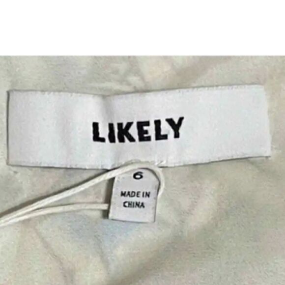 REVOLVE LIKELY Contour Daisy Delbarton Asymmetrical One Shoulder Dress Size 6 - Picture 7 of 9